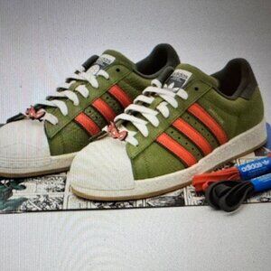 TMNT Teenage Mutant Ninja Turtles adidas Superstar Shelltoe Green (M Size 8)